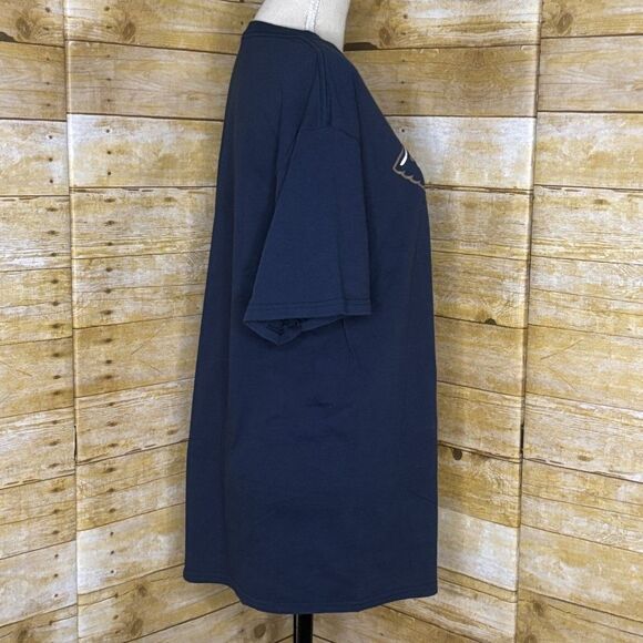 MAJESTIC NEW ORLEANS PELICANS COTTON CREWNECK T-SHIRT UNISEX SIZE LARGE - Picture 2 of 3